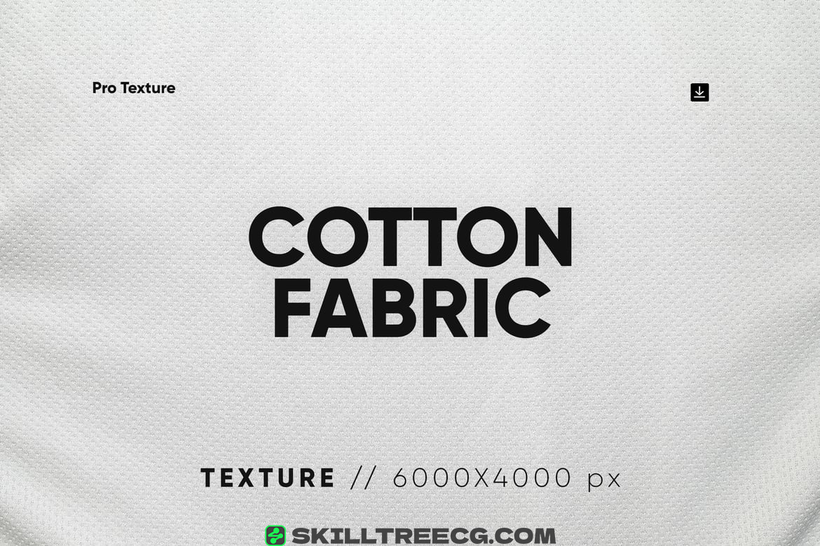 20 Cotton Fabric Texture HQ（941329）-技能树